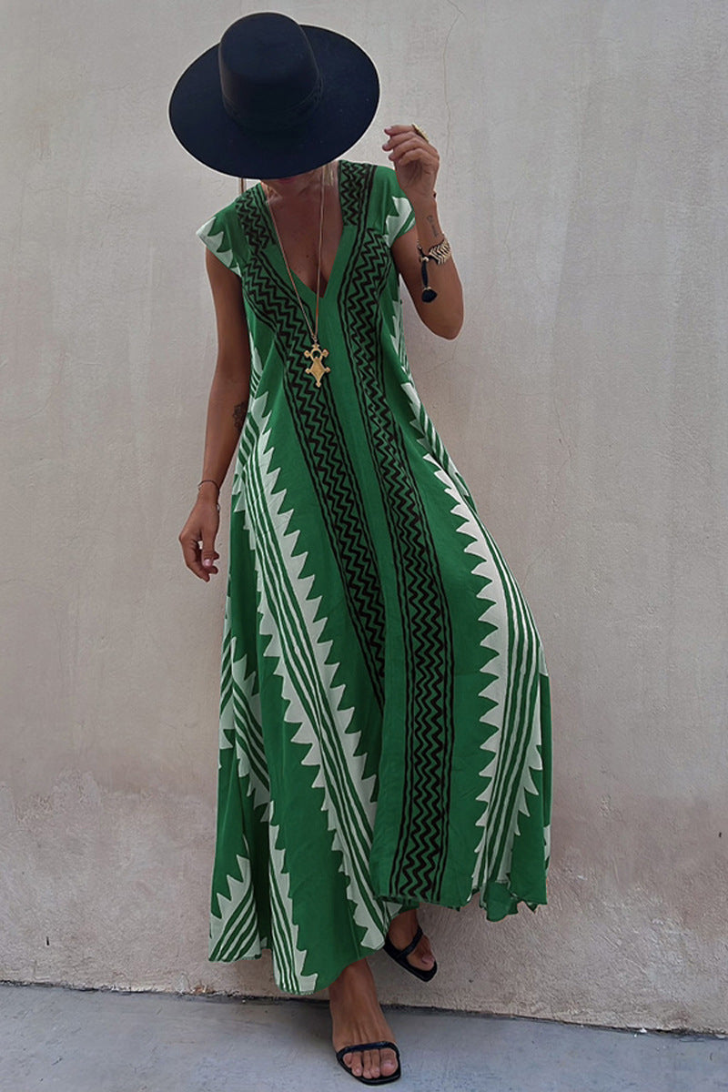 Casual Loose Wide Swing Dress for Women, INS Holiday Wear