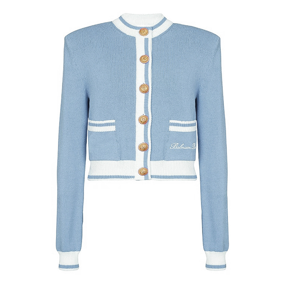 Long sleeved round neck knitted sweater top, fashionable woolen cardigan, versatile jacket