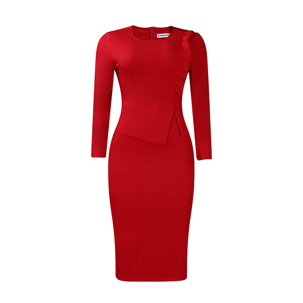 Slim fit hip hugging dress