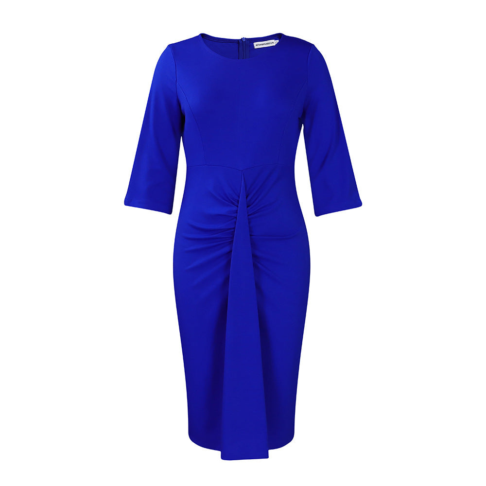 Women's  Pleated Pencil Skirt  Dress