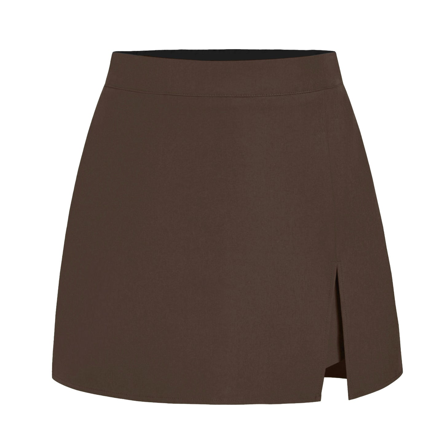 Women's high waisted split skirt