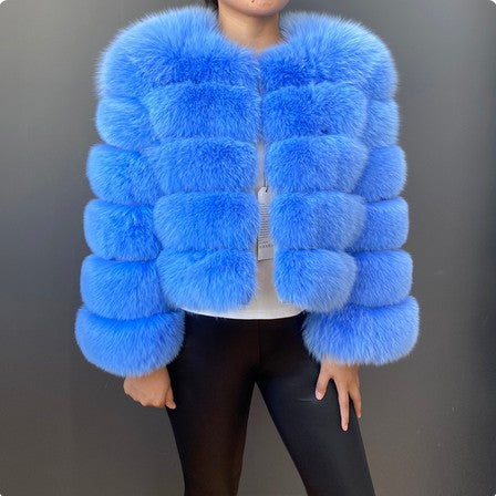 Faux Raccoon Fur Coat Women Jacket Luxury Coat Women Winter Fluffy Jacket Thick Warm Furry Fur Outwear Faux Fur Coat