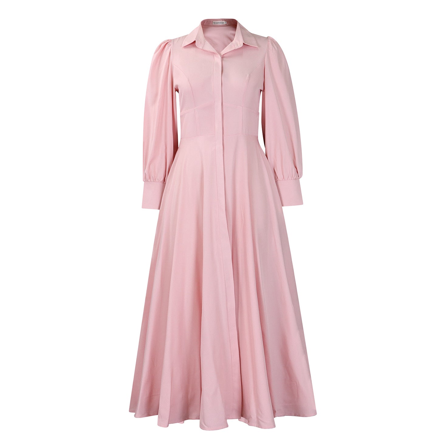 Long Sleeve Flared Dress