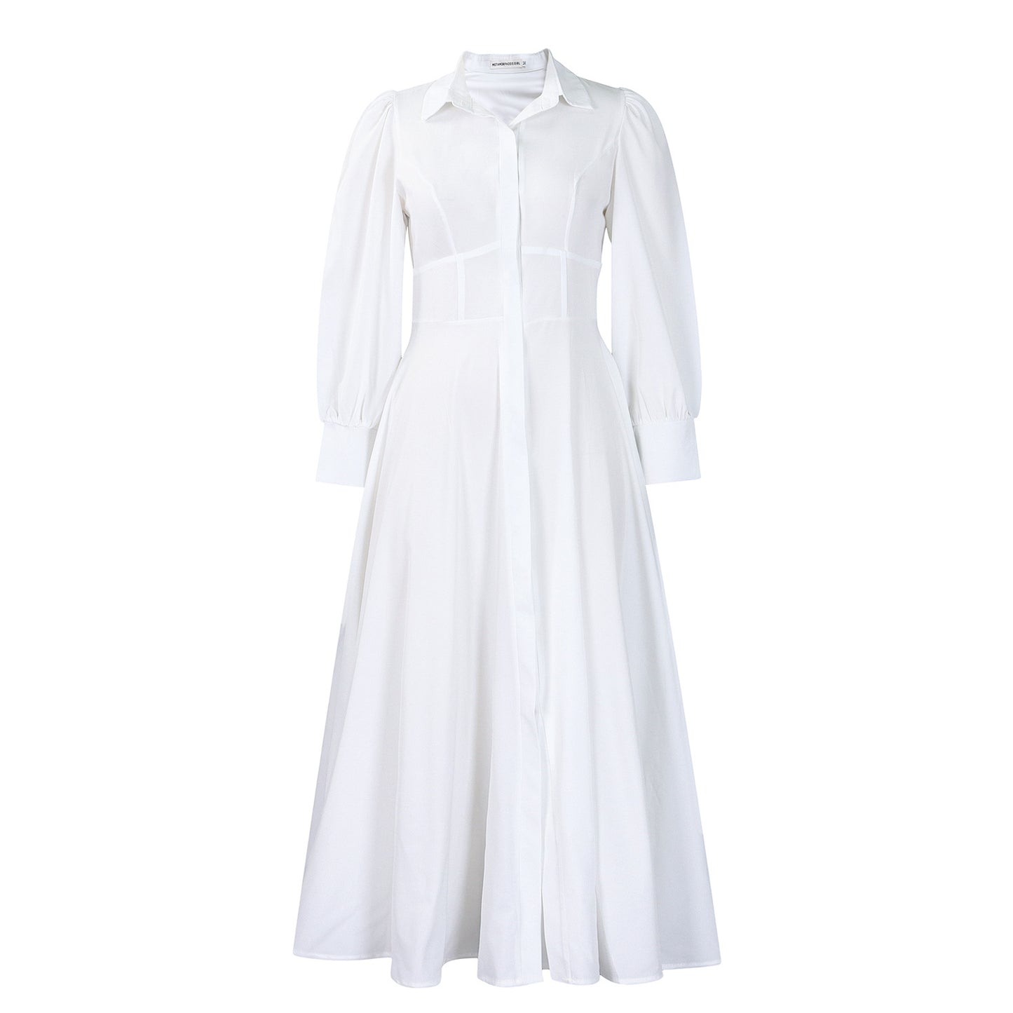 Long Sleeve Flared Dress