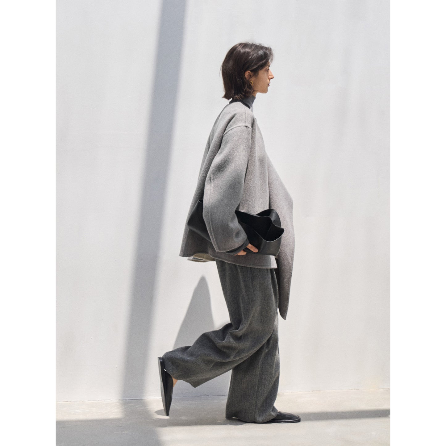Wool shawl large scarf woolen coat