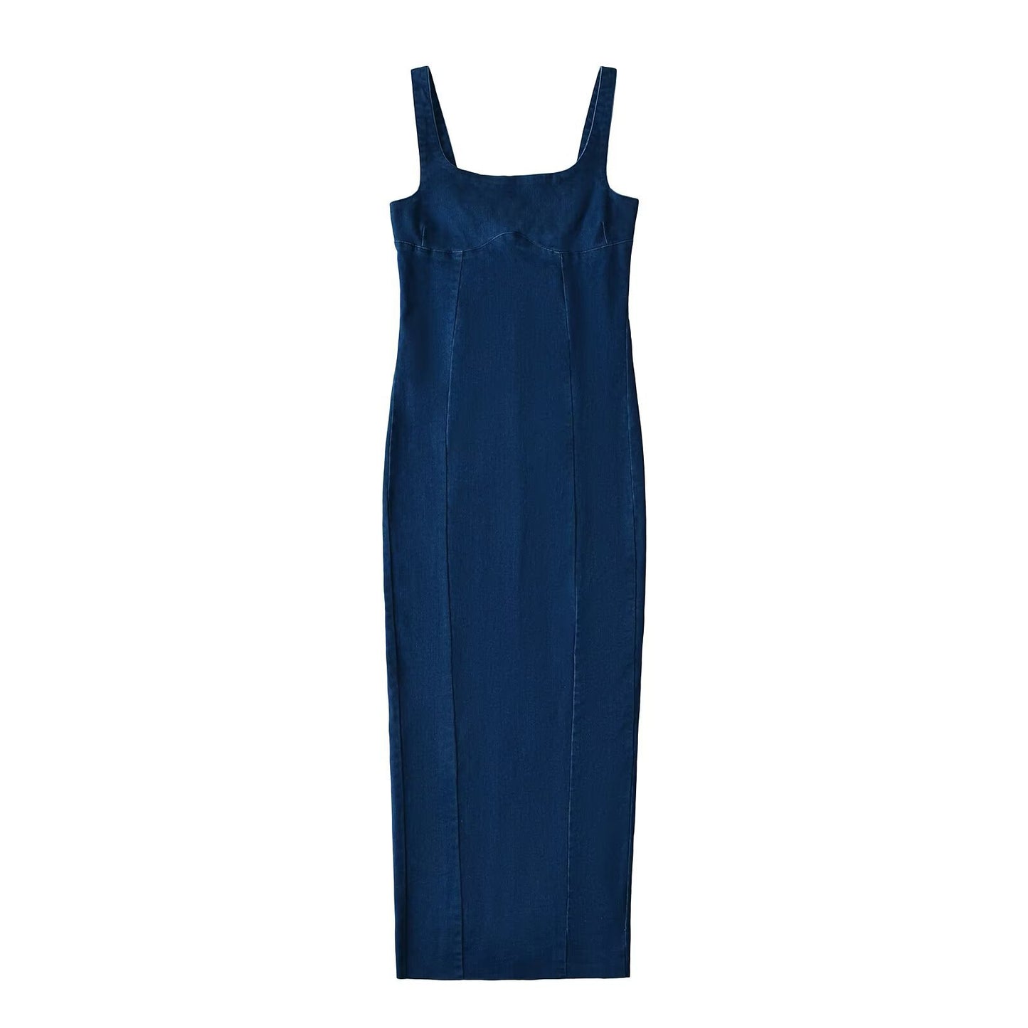 Women's Clothing Hot Selling European and American Style Denim Fitted Backless Dress