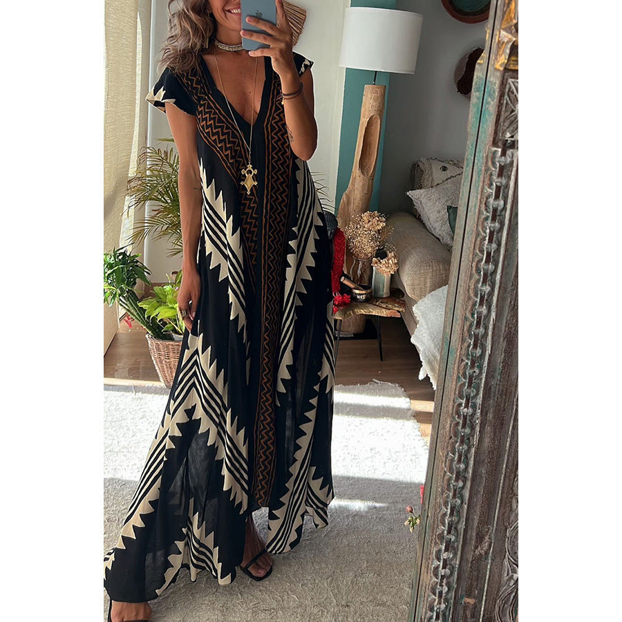 Casual Loose Wide Swing Dress for Women, INS Holiday Wear
