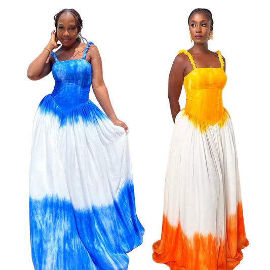 Loose Strapless Beach Atmosphere Dress for Women