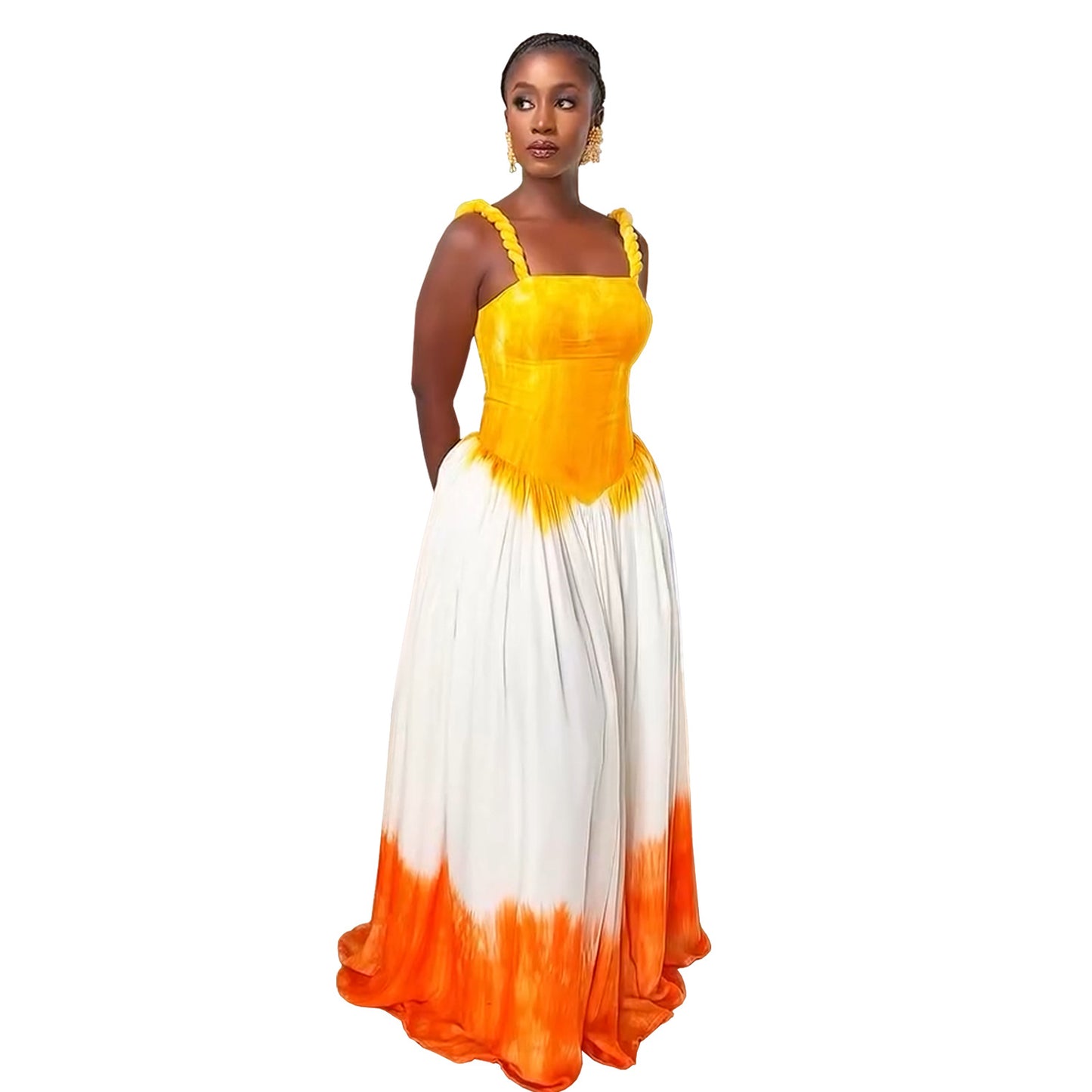 Loose Strapless Beach Atmosphere Dress for Women