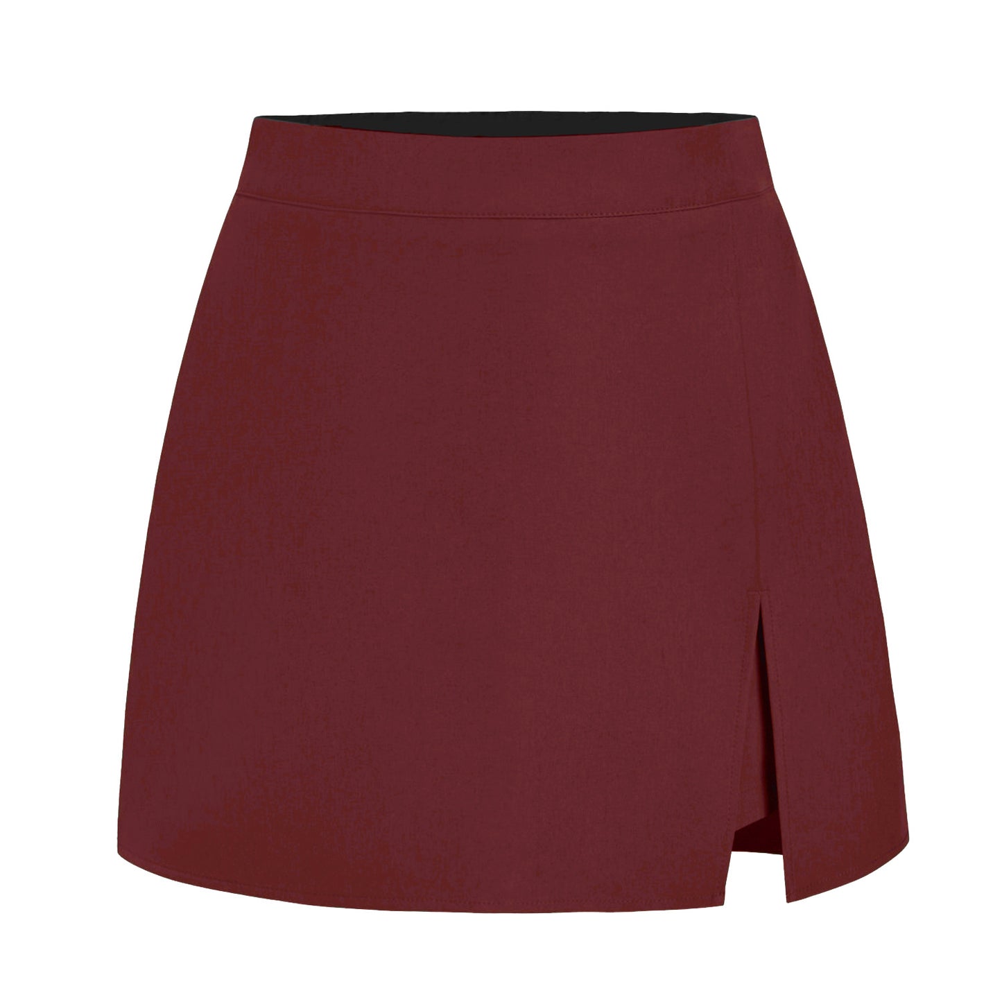 Women's high waisted split skirt