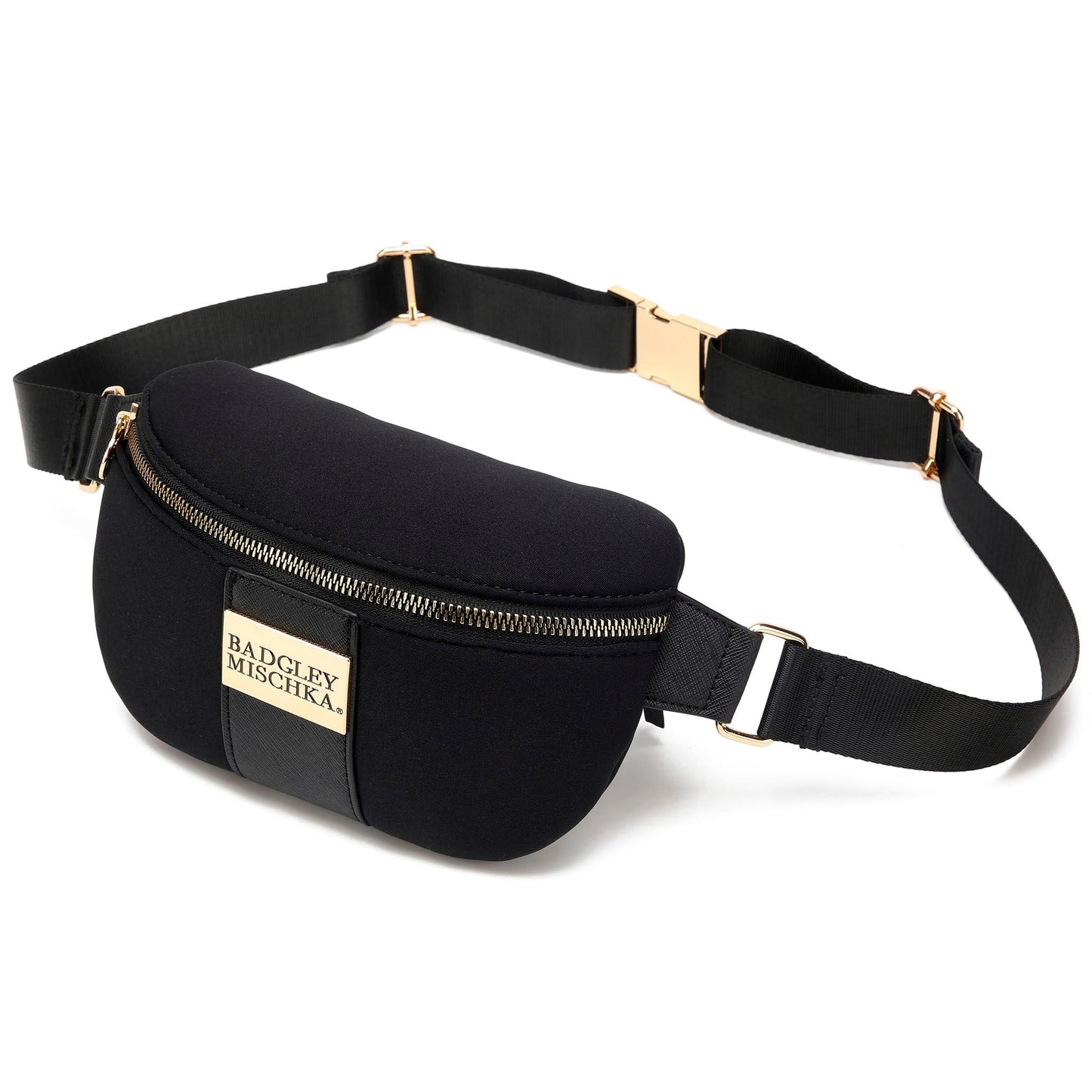 Sage Scuba and Vegan Leather Belt Bag | Sling-5