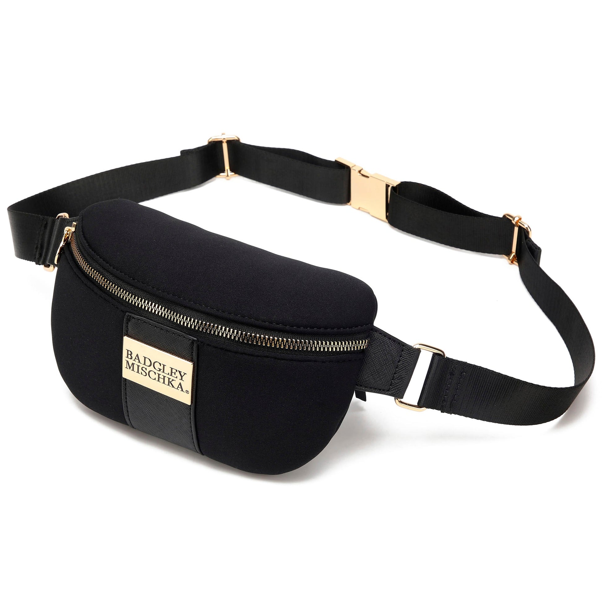 Sage Scuba and Vegan Leather Belt Bag | Sling-5