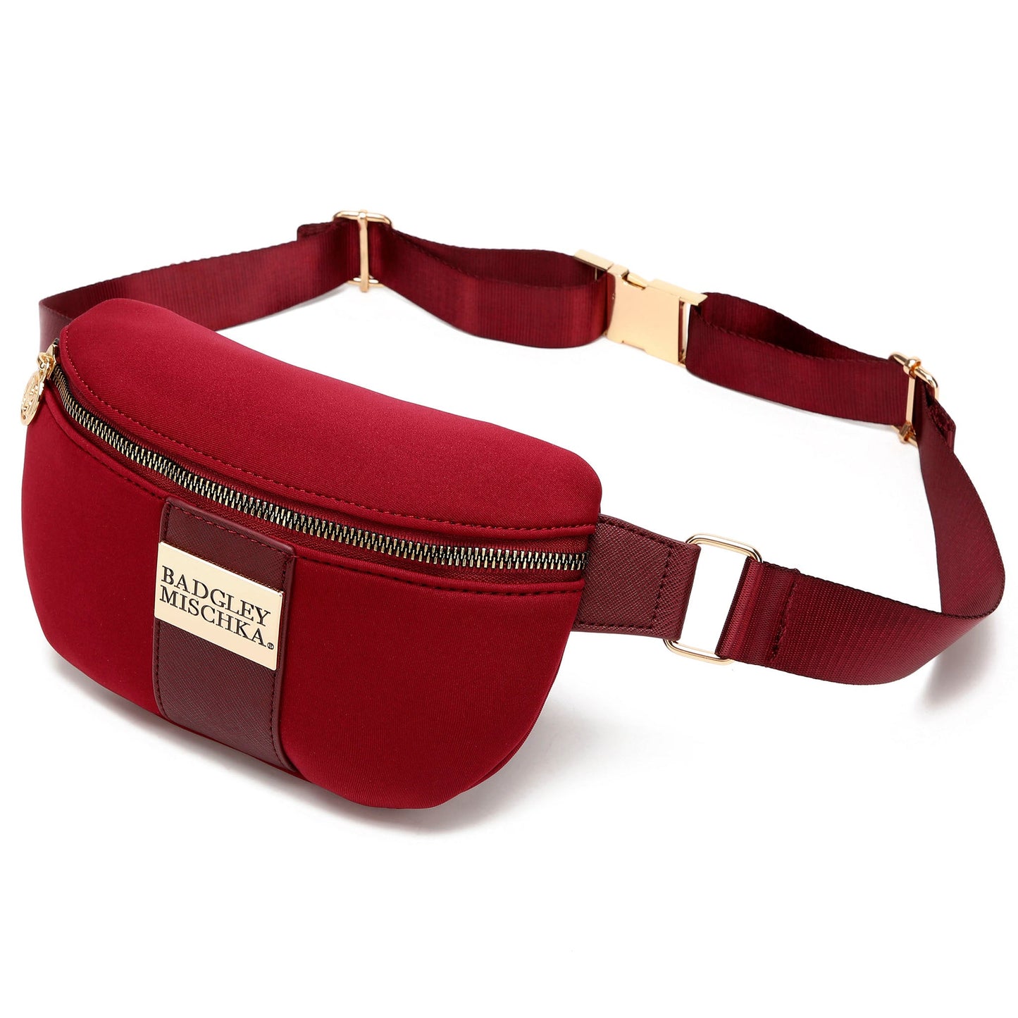 Sage Scuba and Vegan Leather Belt Bag | Sling-6