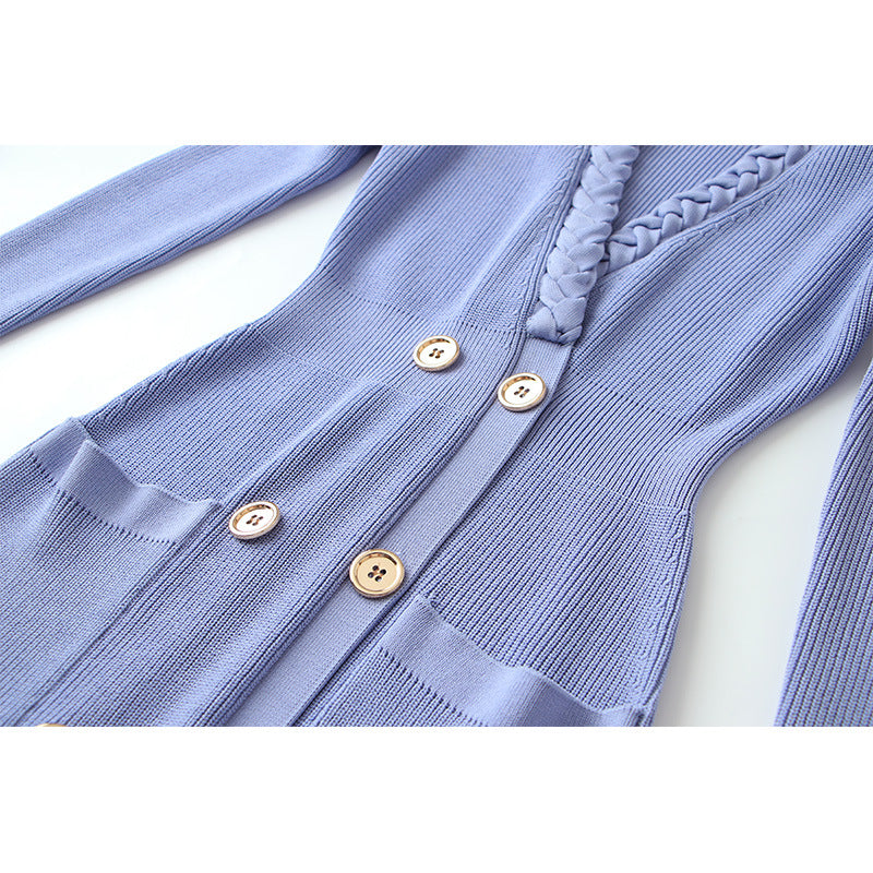 Retro Knitted Hepburn Dress For Women, Greenwich Village, BYMANYC New York.-2