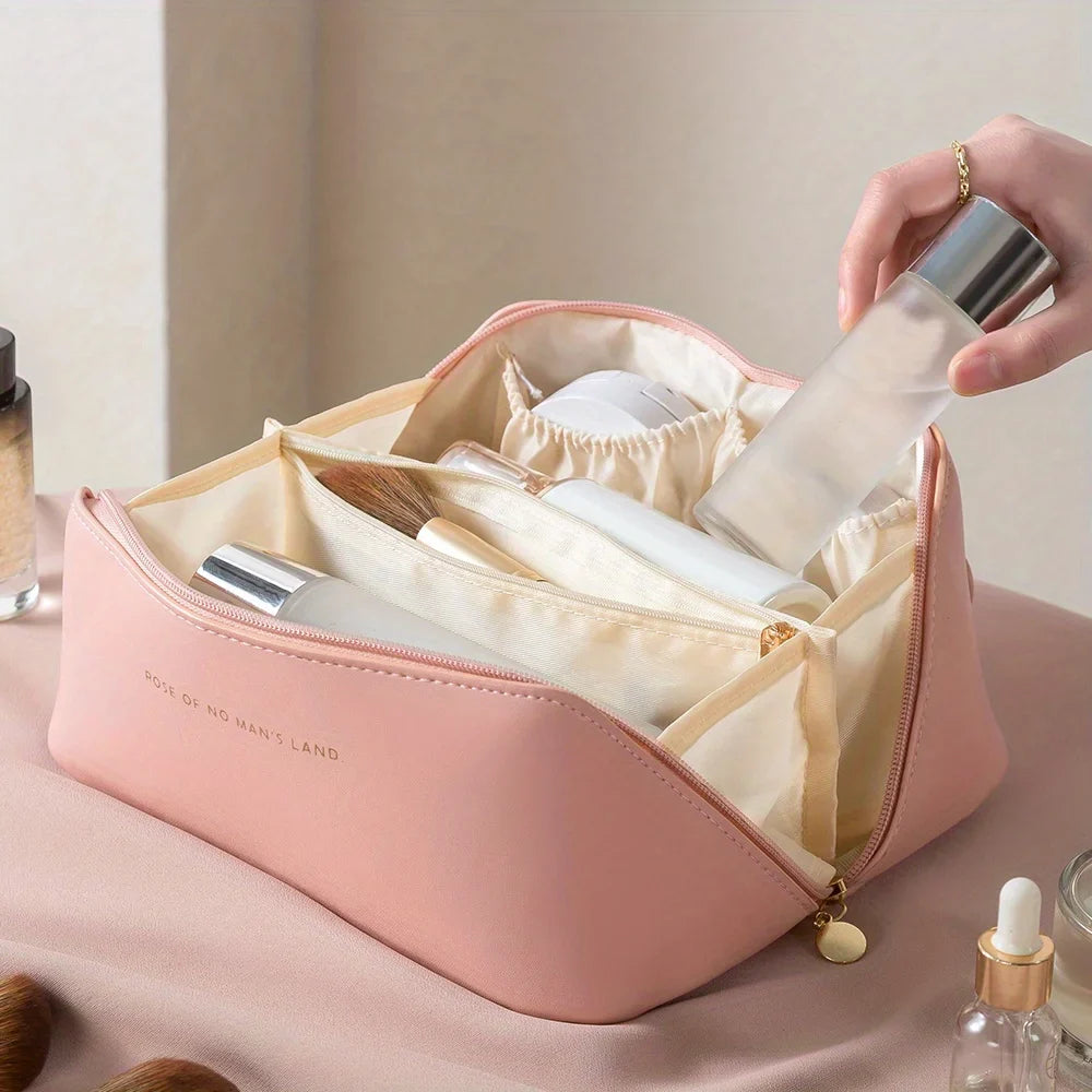 Makeup Organizer Female Toiletry Kit Bag Make Up Case Storage Pouch Luxury Lady Box, Cosmetic Bag, Organizer Bag For Travel Zip-4