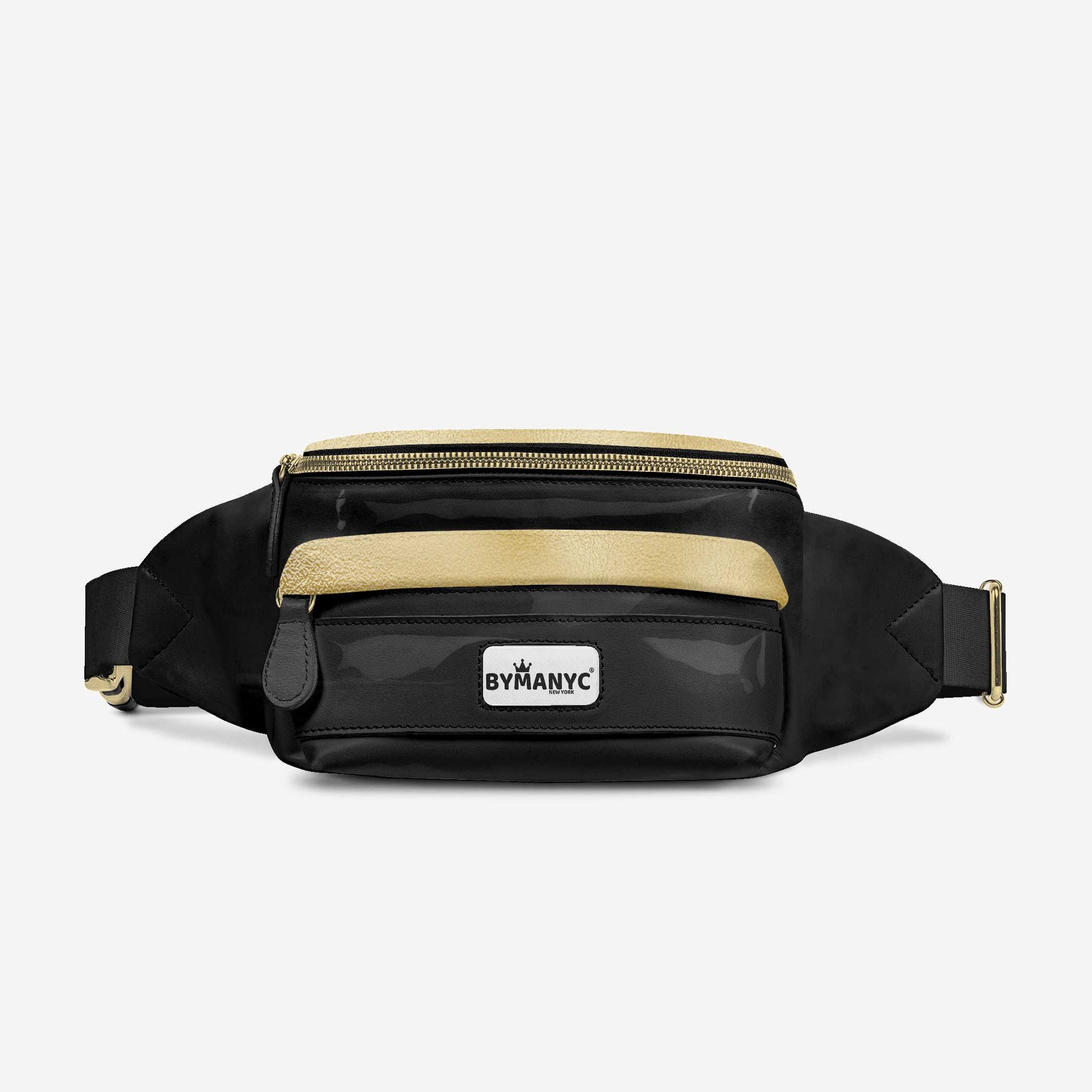 Vegan Designer Luxe Multi-Pocket Belt Bag | BYMANYC ® New York-1